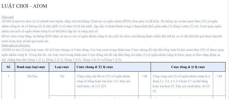 Quay Số Atom Tại Bin88 Siêu Phẩm Cá Cược Đẳng Cấp Với Tỷ Lệ Thắng Cực Cao