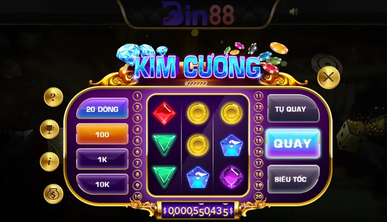 Trải Nghiệm Đỉnh Cao Game Nhanh Kim Cương Tại Bin88 Siêu Hấp Dẫn