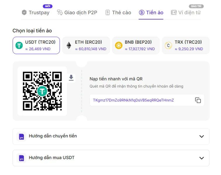 Nạp Tiền Bin88 Đa Dạng Kênh Thanh Toán Tốc Độ Xử Lý Siêu Tốc Cho Mọi Người