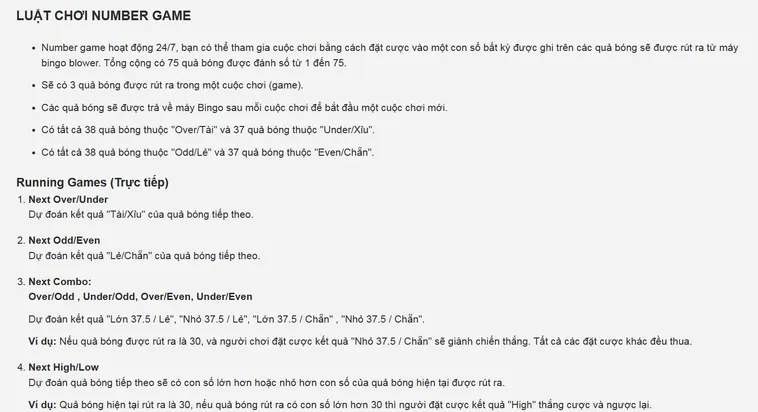 Quay Số Numbers Game Tại Bin88 Cơ Hội Săn Thưởng Tài Lộc Khổng Lồ