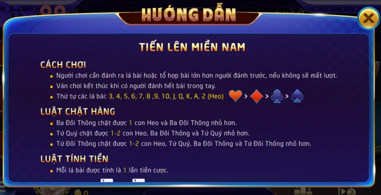 Tiến Lên Miền Nam Tại Bin88 Đấu Trường Đỉnh Cao Dành Cho Cao Thủ