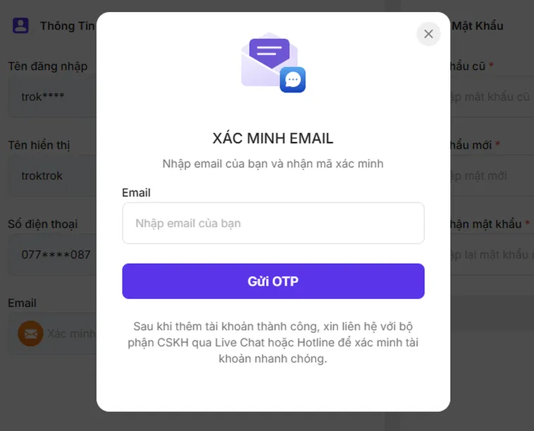 Xác Thực Tài Khoản Là Các Đảm Bảo An Toàn Tuyệt Đối Cho Tài Khoản Của Bạn Tại Bin88 